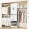 8Ft Wood Closet Organizer System With Drawers Adjustable Rods Shelves And Doors